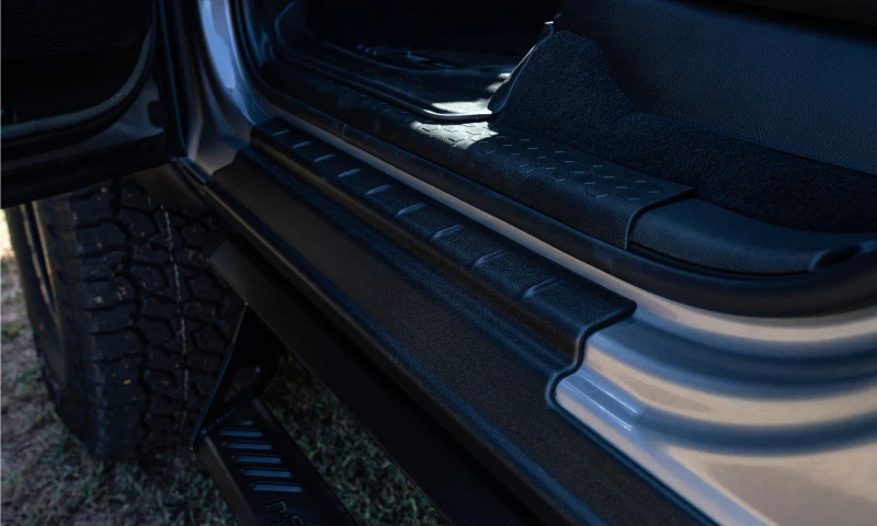 Bushwacker 2021 Ford F-150 SuperCrew / 2022 F-150 Lightning Cab Trail Armor Rocker Panel - Image 3