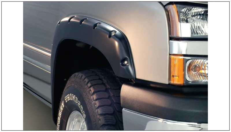 Bushwacker 21-22 Chevrolet Colorado (Ex ZR2) 61.7in Bed Fleetside FF Pocket Style Flares 4pc - Sm Bk - Image 7