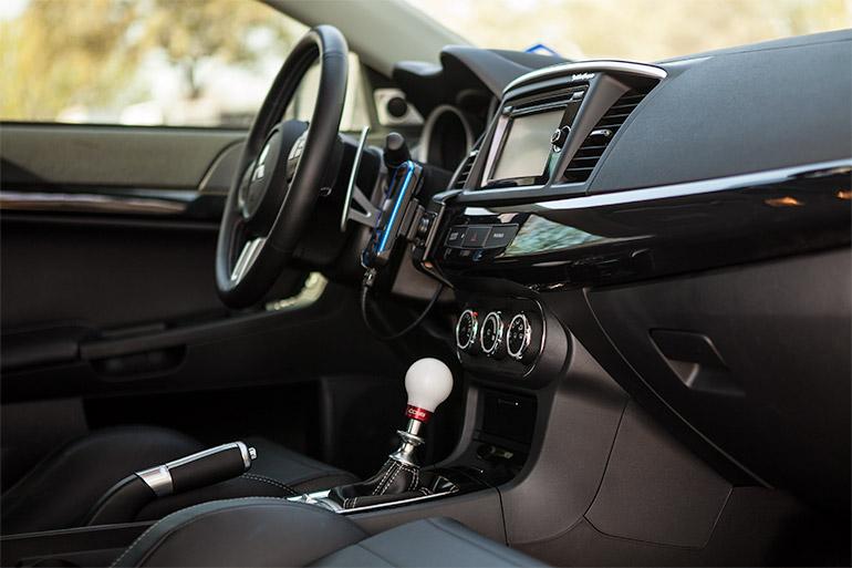 Cobb 08-15 EVO X GSR/MR/MRT White with Red Base Shift Knob - Image 2