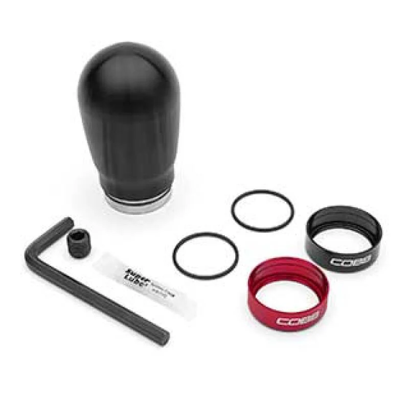 Cobb 12-16 FR-S / 2012+ BRZ / 2017+ GR86 / Focus ST+RS / Fiesta ST Tall Weighted COBB Knob - Black - Image 2