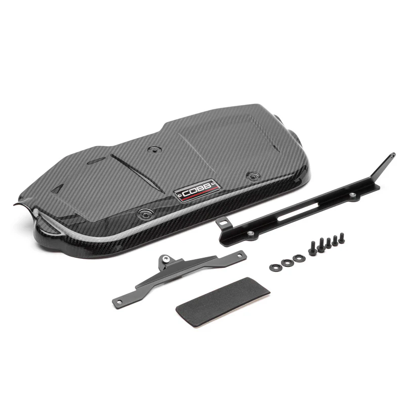 Cobb 15-21 Subaru WRX Redline Carbon Fiber Engine Cover - Gloss Finish - Image 5