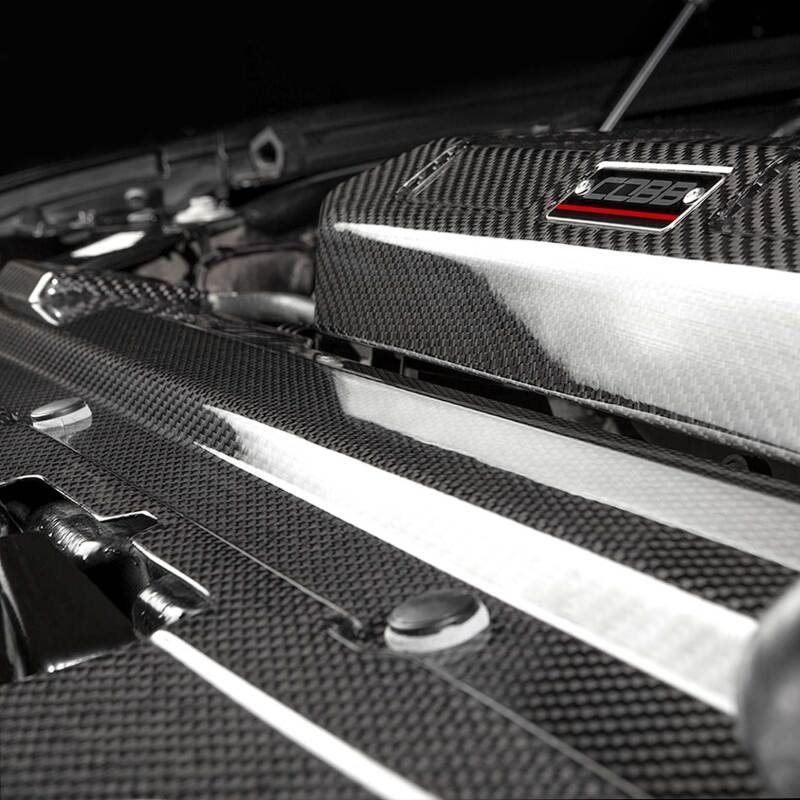 Cobb 17-20 Ford F-150 Ecoboost Raptor Redline Carbon Fiber Radiator Shroud - Image 11
