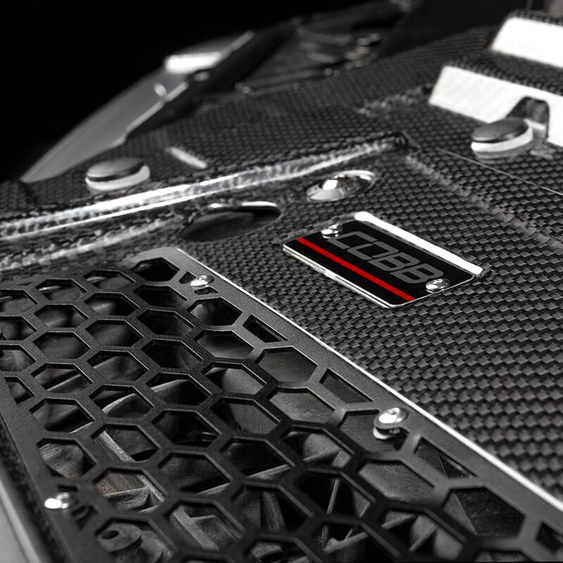Cobb 17-20 Ford F-150 Ecoboost Raptor Redline Carbon Fiber Radiator Shroud - Image 9