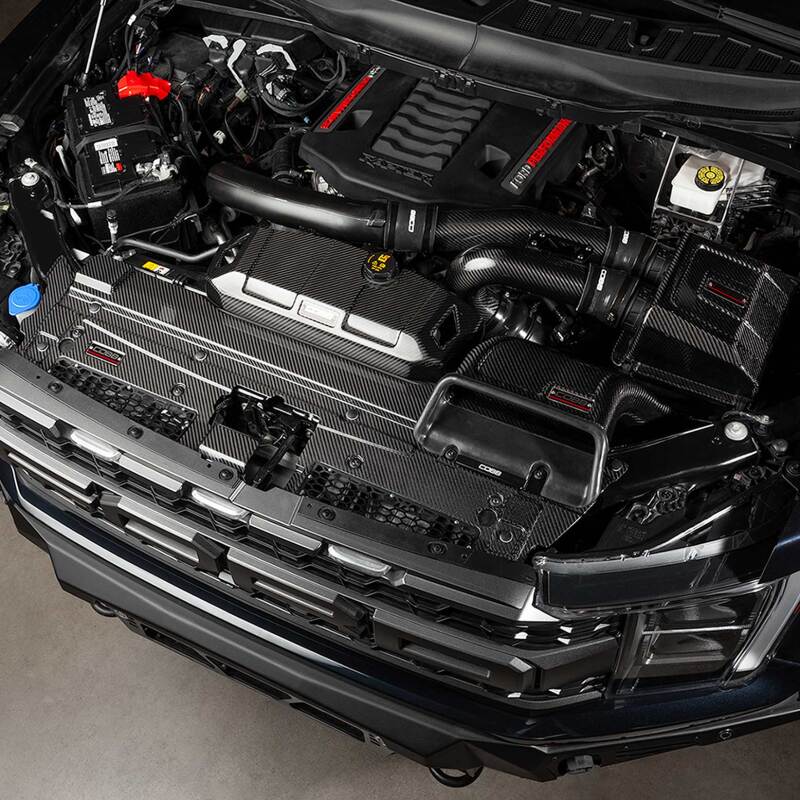 Cobb 21-23 Ford F-150 Ecoboost 3.5/2.7 Raptor/Tremor/Limited Redline Carbon Fiber Radiator Shroud - Image 7
