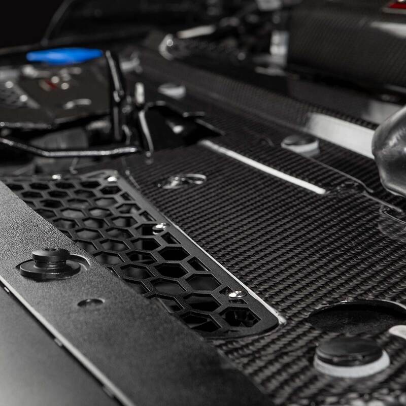 Cobb 21-23 Ford F-150 Ecoboost 3.5/2.7 Raptor/Tremor/Limited Redline Carbon Fiber Radiator Shroud - Image 9