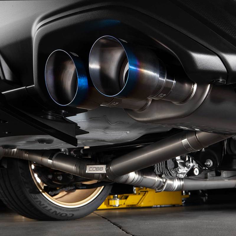 Cobb 22-24 Subaru WRX Titanium Catback Exhaust (Incl. Burnt Ti Tips) - Image 14