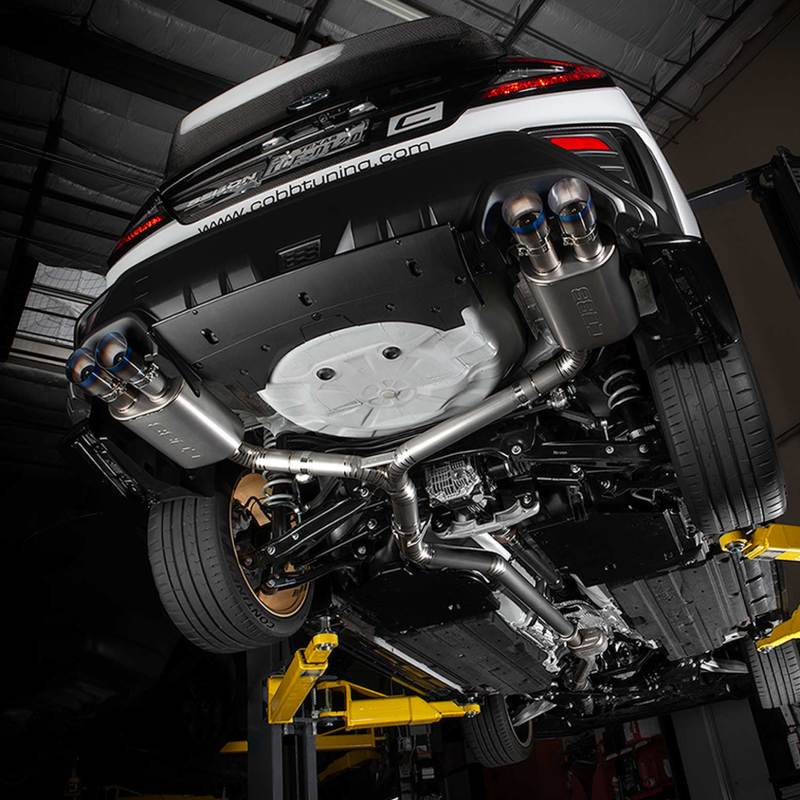 Cobb 22-24 Subaru WRX Titanium Catback Exhaust (Incl. Burnt Ti Tips) - Image 6