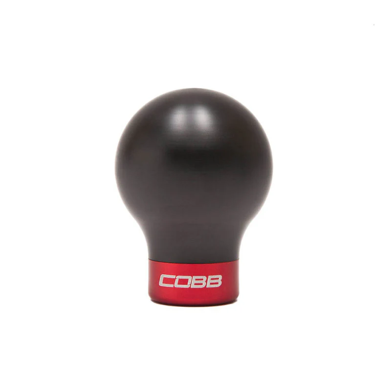 Cobb Subaru 6-Speed COBB Shift Knob - Black w/Race Red Collar (Non-Weighted) - Image 2