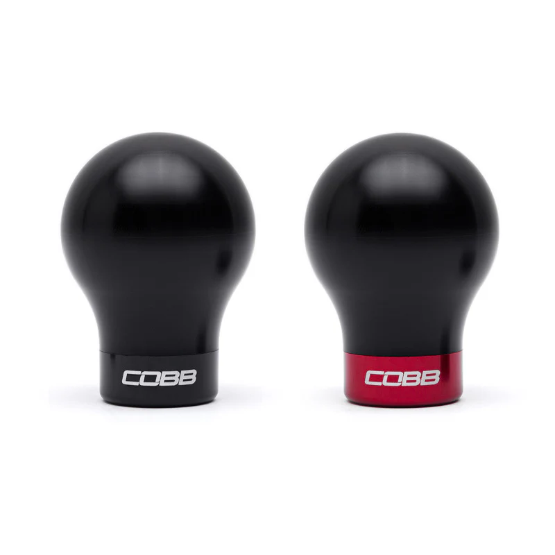 Cobb Subaru 6-Speed Weighted COBB Shift Knob - Black (Incl. Both Red + Blk Collars) - Image 5