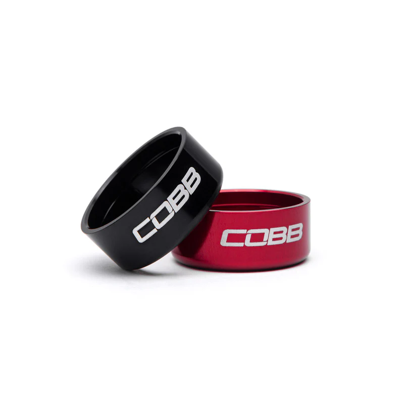 Cobb Subaru 6-Speed Weighted COBB Shift Knob - Black (Incl. Both Red + Blk Collars) - Image 6