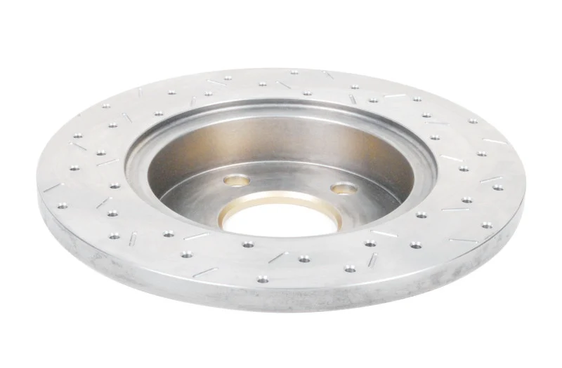 DBA 05-12 Chevrolet Cobalt (5 Lug) Rear 4000 Series Drilled & Slotted Rotors - Image 2