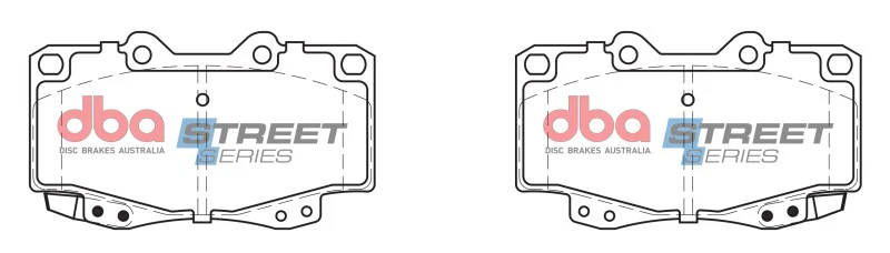 DBA 06-06 Suzuki Forenza Front Street Series Brake Pads - Image 7