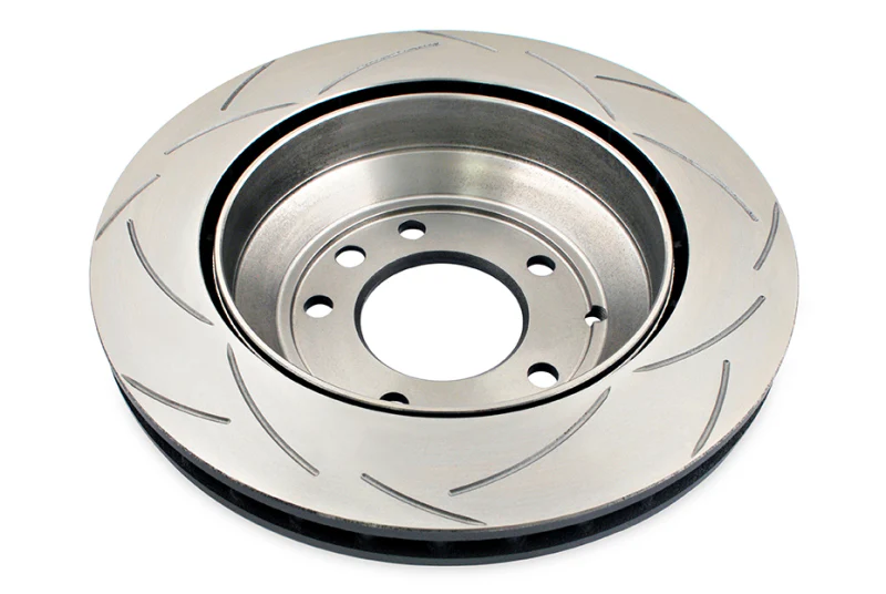 DBA 07-18 Audi Q7 Iron Rotor Rear Street Series Slotted Brake Rotor - Image 3