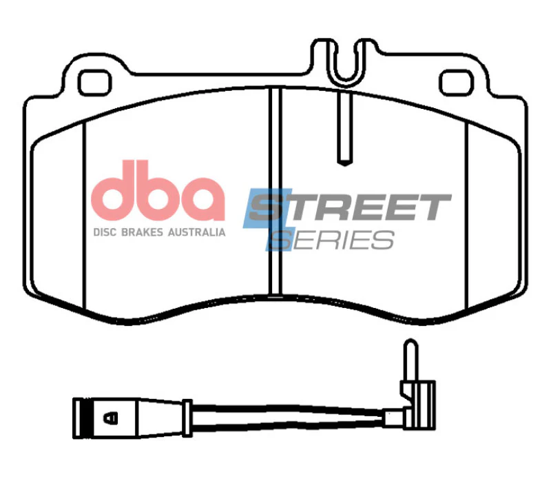 DBA 15-17 Mercedes-Benz CLS400 4Matic AWD (4 Piston Caliper) Front Street Series Brake Pads - Image 4