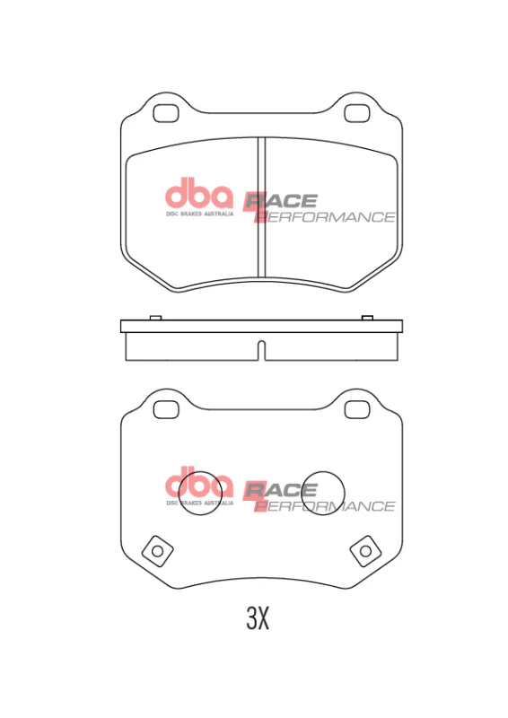 DBA 18-21 Subaru WRX STI Rear RP Performance Brake Pads - Image 5