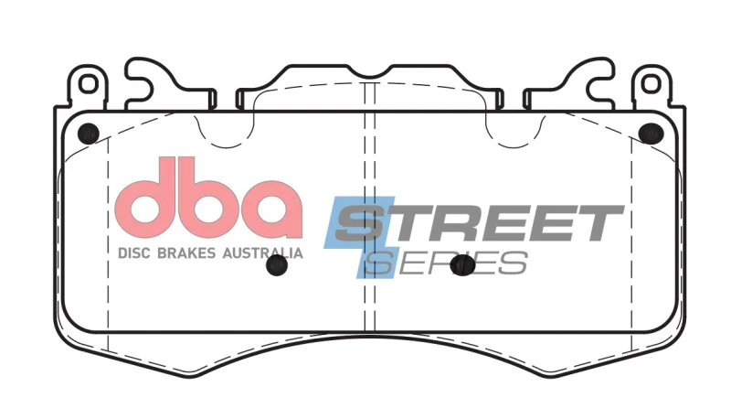 DBA 20-22 Land Rover Defender (380mm Front Rotor) Front Street Series Brake Pads - Image 4