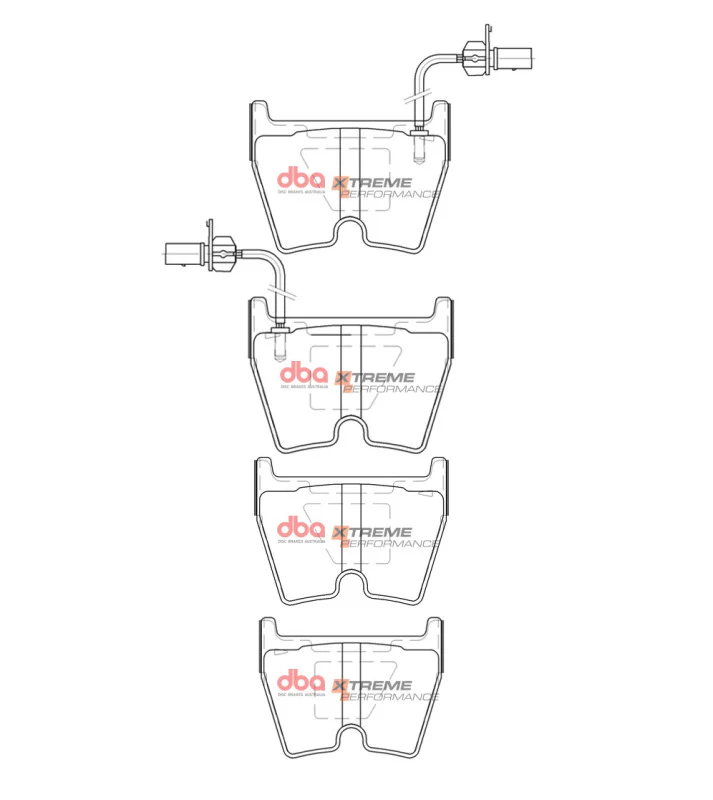 DBA 2009 Suzuki XL-7 Front XP Performance Brake Pads - Image 4