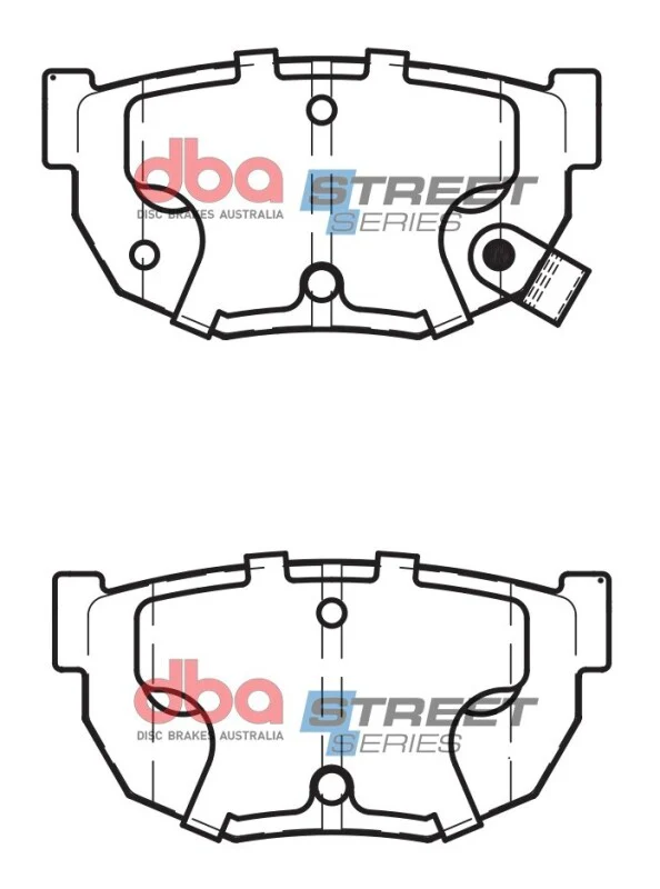 DBA 93-01 Nissan Silvia S14/S15 Street Series Rear Brake Pads - Image 4