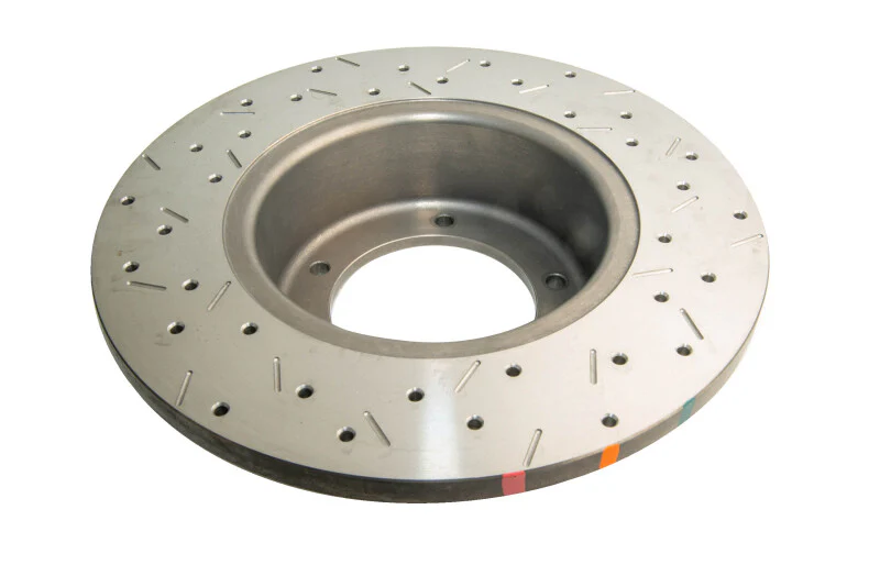 DBA 93-99 Land Rover Defender 110 Front 4000 Series Drilled & Slotted Rotor - Image 2