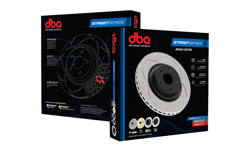 DBA 98-03 Infiniti QX4 Front Street Series Slotted Brake Rotor - Image 6