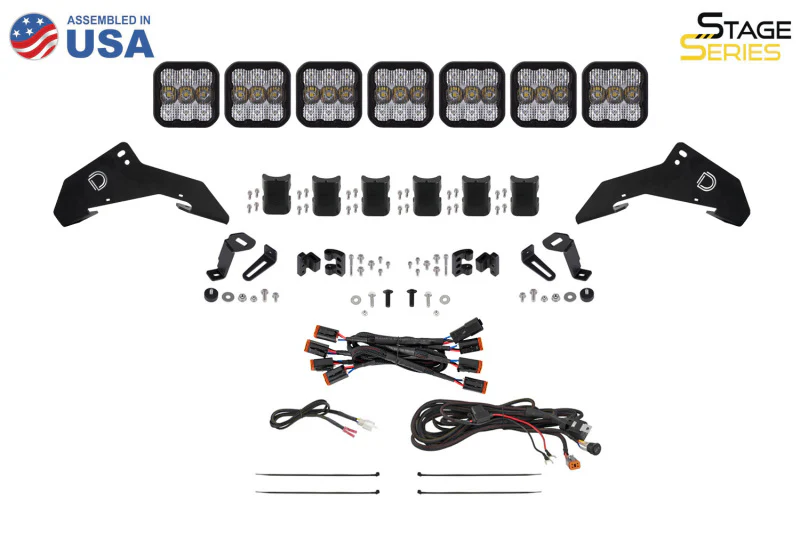 Diode Dynamics 19-25 Honda Talon SS5 Roof CrossLink Lightbar Pro Kit w/ Cool White Lens - Image 6