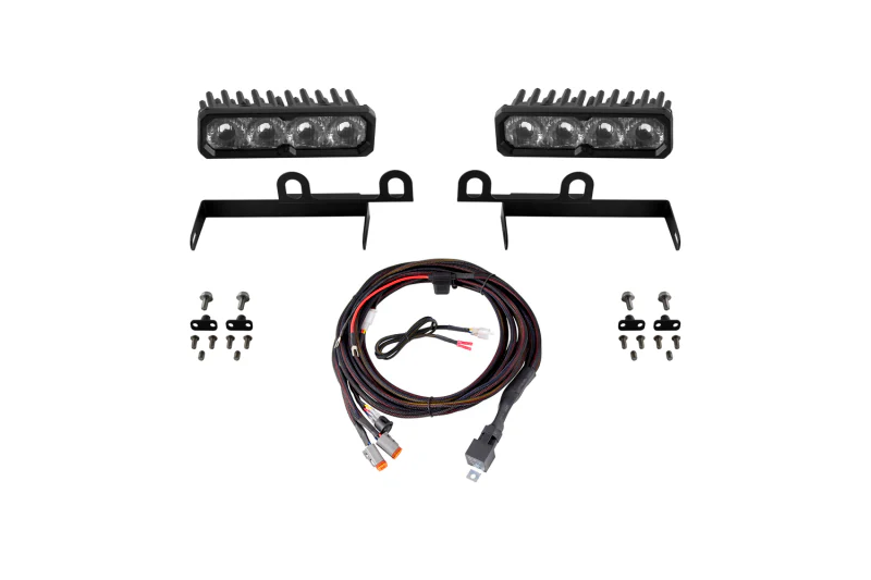 Diode Dynamics 2013-2018 Ram 1500 Ram SportExpress SS6 Sport LED Kit White Driving 6000K - Image 4