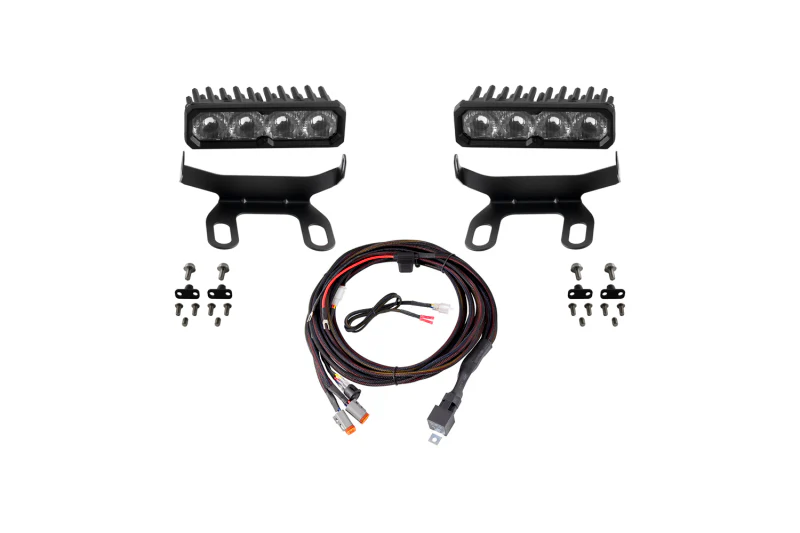Diode Dynamics 2013-2018 Ram 1500 Ram Standard SS6 Sport LED Kit White Driving 6000K - Image 4