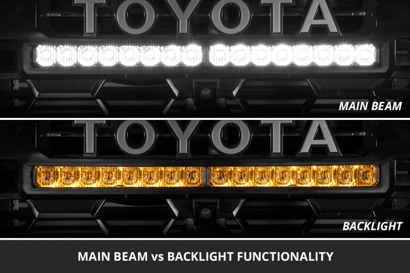 Diode Dynamics 2024-2026 Toyota Tacoma TRD Grille Lightbar SS20 Sport White Combo 6000K - Image 5