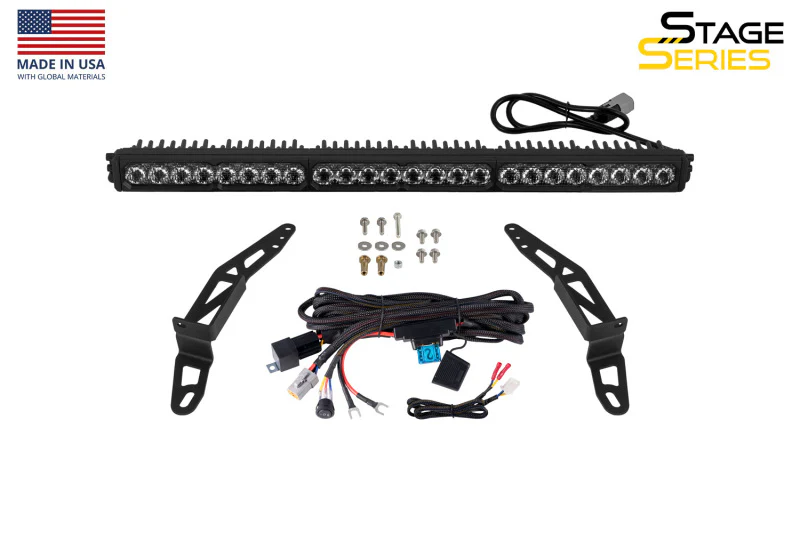 Diode Dynamics Jeep 2018 SS30 Bumper LED Kit Sport White Driving ABL - Image 8