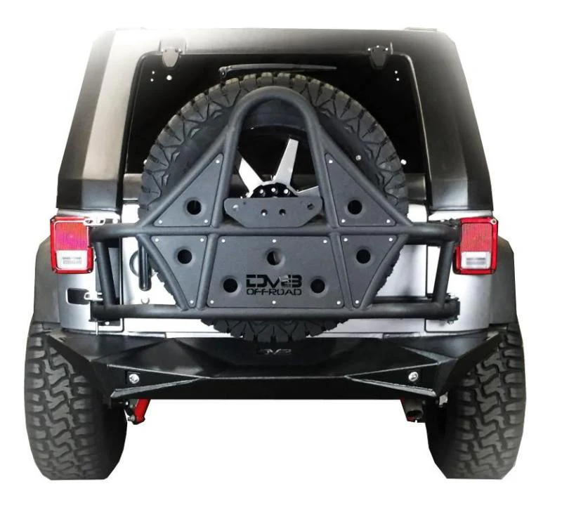 DV8 Offroad 07-18 Jeep Wrangler Body Mounted Tire Carrier - Image 11