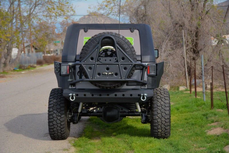 DV8 Offroad 07-18 Jeep Wrangler Body Mounted Tire Carrier - Image 14
