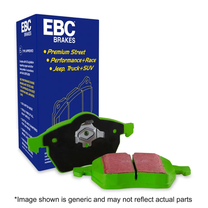 EBC 2019+ Ford Explorer 2.3T Greenstuff Front Brake Pads - Image 5