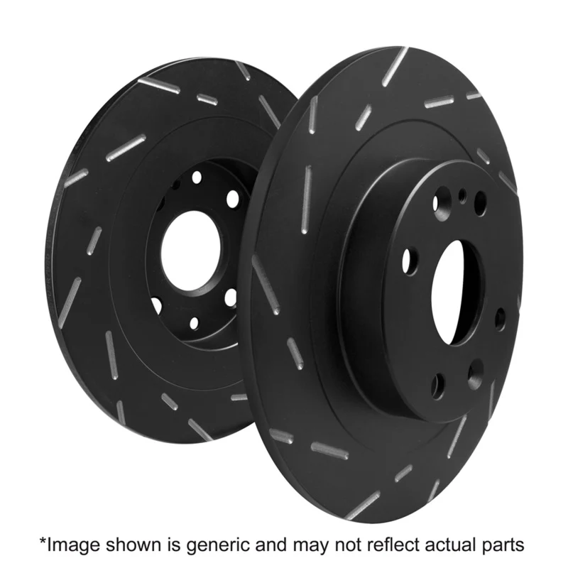 EBC 2021+ Porsche Macan 2.0T (w/350mm Front Rotors) Rear USR Slotted Rotors - Image 2