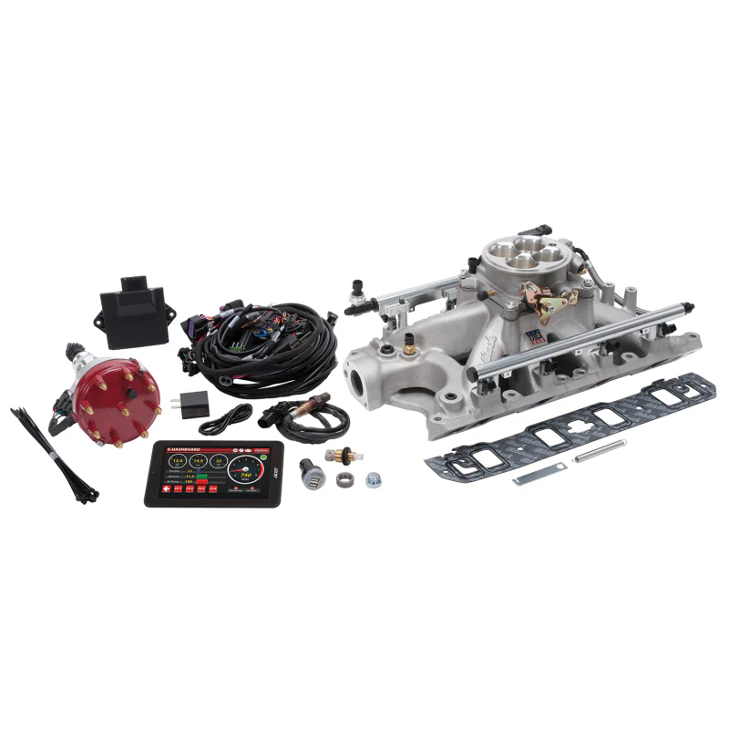 Edelbrock Pro Flo 4 EFI System Seq Port Ford 351W 625 Max HP 35lb/hr Satin Finish - Image 3