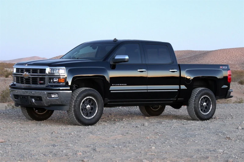 Fabtech 14-18 GM K1500 w/OE Alum. UCA 4in Uniball UCA System w/Rear Stealth Shocks - Image 2