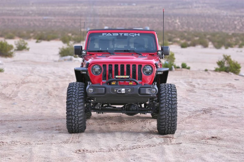 Fabtech 2018 Jeep JL 4WD 4-Door Front Long Arm Kit - Image 2