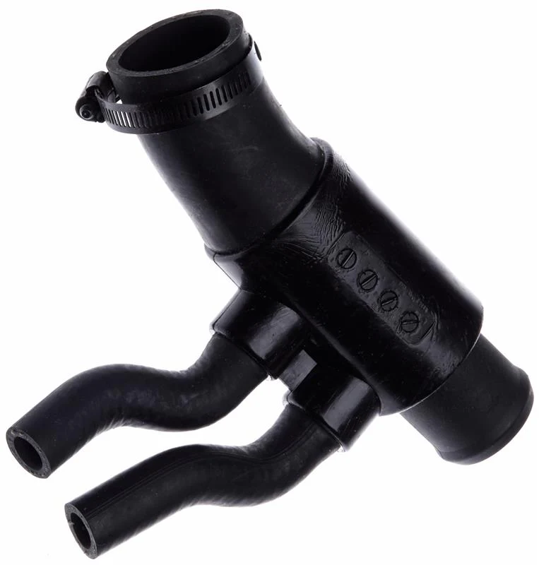 Gates 93-97 Ford F Series V-8 5.8L Lower - Oil Cooler Adapter Molded Coolant Hose - Image 2
