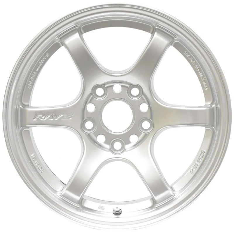 Gram Lights 57DR 15x8.0 +28 4x100 Sunlight Silver Wheel