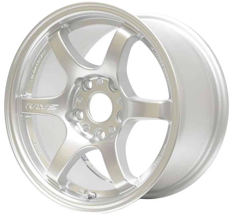 Gram Lights 57DR 15x8.0 +28 4x100 Sunlight Silver Wheel - Image 2