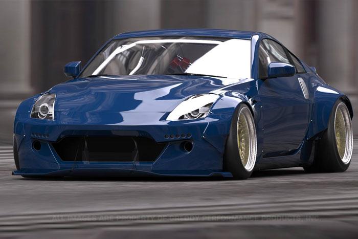 GReddy 03-08 Nissan 350Z Rocket Bunny Front Lip - Image 3