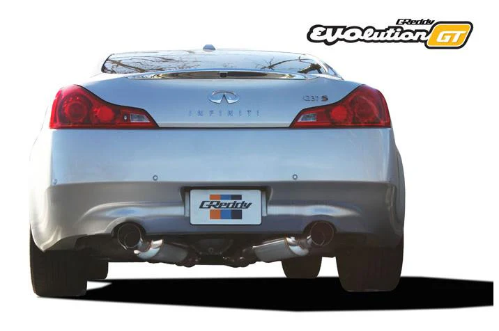 GReddy 07-14 Infiniti G37 Evolution (RWD ONLY) GT 304SS Cat-Back Exhaust - Image 2