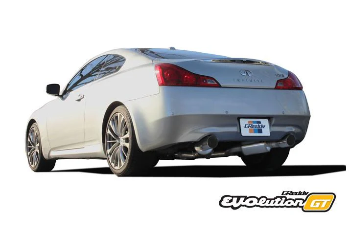 GReddy 07-14 Infiniti G37 Evolution (RWD ONLY) GT 304SS Cat-Back Exhaust - Image 3