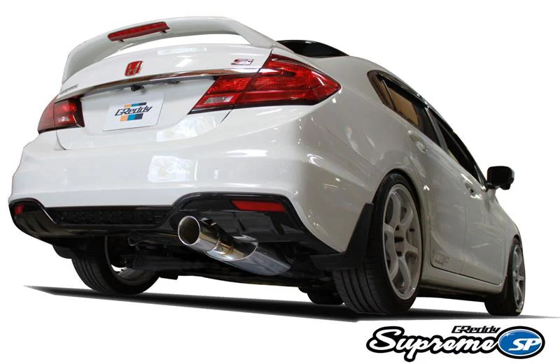 GReddy 12-15 Honda Civic Si Coupe 76mm Supreme SP Cat-Back Exhaust - Image 4