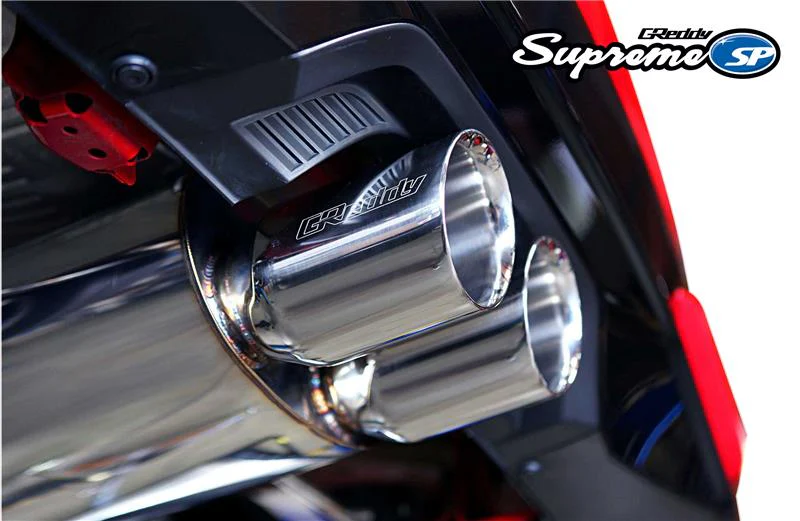 GReddy 2017+ Honda Civic Sport Hatchback 76mm Supreme SP Cat-Back Exhaust - Image 4