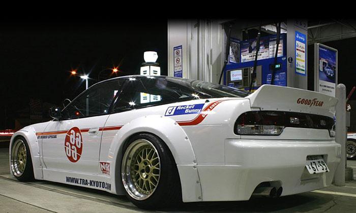 GReddy 89-93 Nissan Silvia 2Dr Rocket Bunny (PS13) Front Wide Fenders V1 **Must Ask/Call to Order** - Image 2