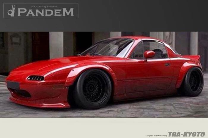 GReddy 89-97 Mazda Miata (NA) Pandem Rocket Bunny Wide Body Front Over-Fenders - Image 3