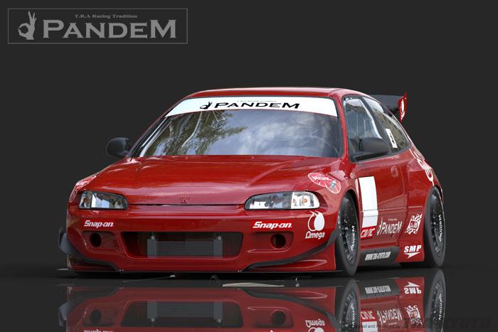GReddy 92-95 Honda Civic EG Hatchback Pandem Rocket Bunny Side Skirts - Image 7