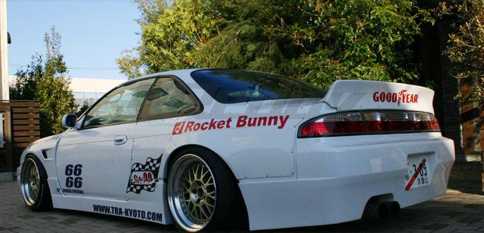 GReddy 94-96 Nissan 240SX S14 Rocket Bunny Front Wide Fenders Ver. 1 - Image 2
