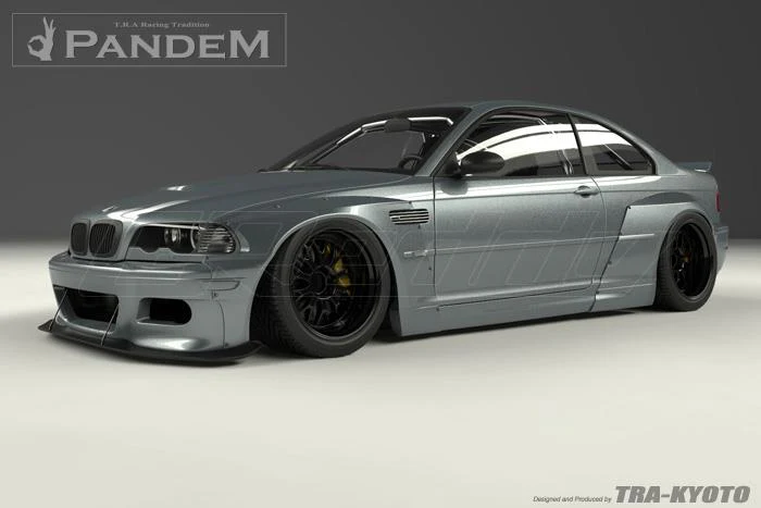 GReddy 99-06 BMW E46 Coupe Pandem Wide Body Front Fenders (SPECIAL ORDER) - Image 6