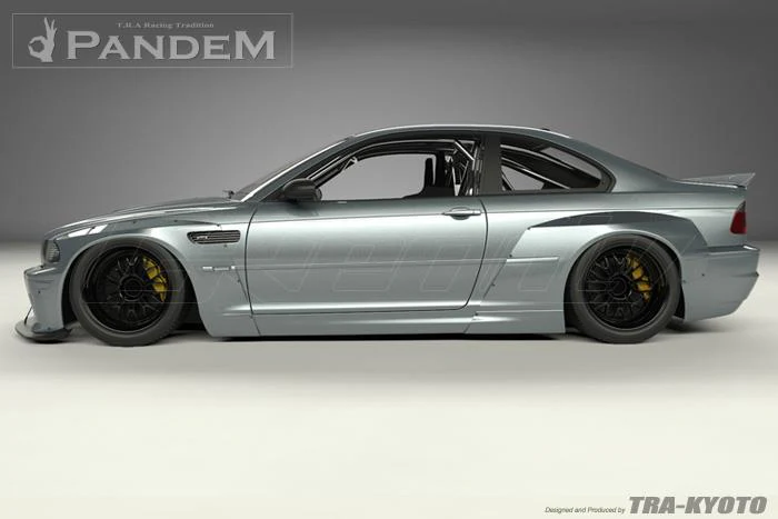 GReddy 99-06 BMW E46 Coupe Pandem Wide Body Rear Fenders (SPECIAL ORDER) - Image 7